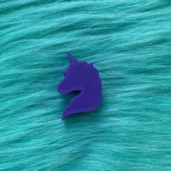 Unicorn Straw Topper - Picture 1 of 3